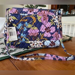 Vera Bradley hipster in Coffee Garden pattern